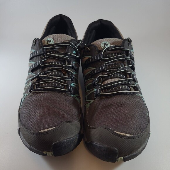 Merrell Womens All Out Fuse Run Hiking Trail J06332 Gray Blue sz 8.5 M - Picture 3 of 8